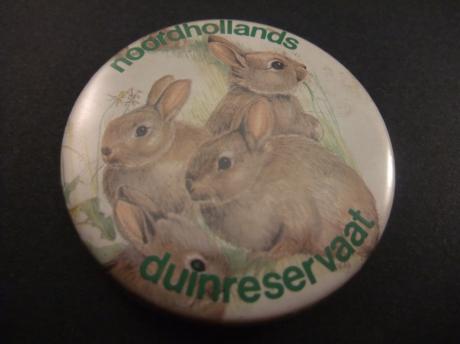 Noord-Hollands duinreservaat natuurgebied tussen Wijk aan Zee en Bergen, afbeelding konijnen